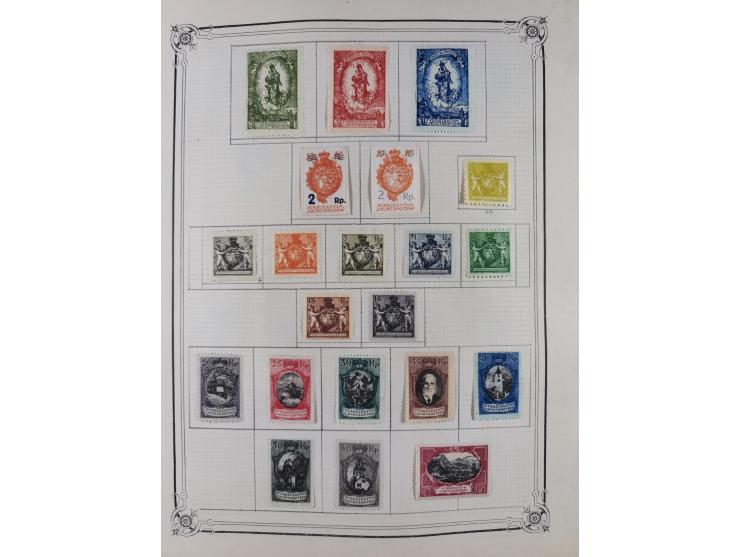 1840/1938 (ca.), mostly unused and used collection with focus on Europe with strength in the classic and semi-classic issues,