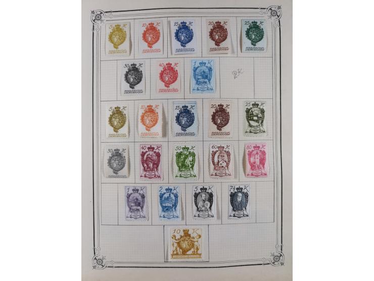 1840/1938 (ca.), mostly unused and used collection with focus on Europe with strength in the classic and semi-classic issues,