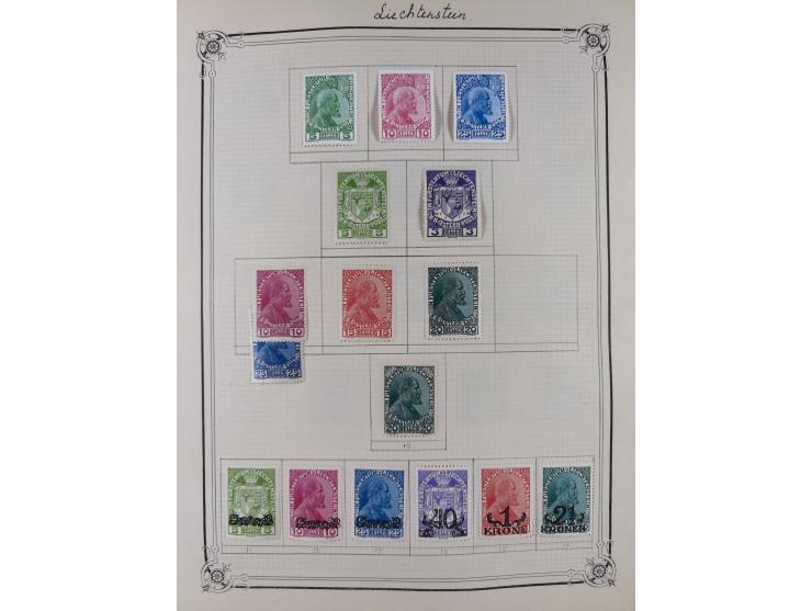 1840/1938 (ca.), mostly unused and used collection with focus on Europe with strength in the classic and semi-classic issues,