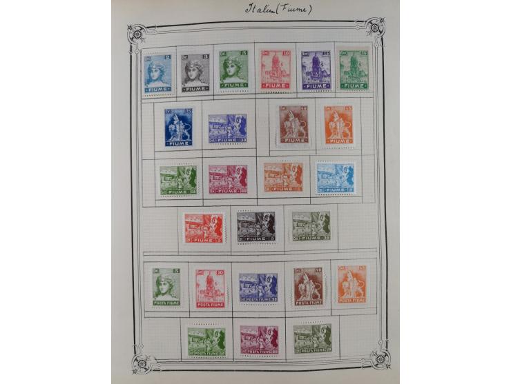 1840/1938 (ca.), mostly unused and used collection with focus on Europe with strength in the classic and semi-classic issues,