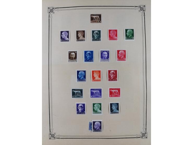 1840/1938 (ca.), mostly unused and used collection with focus on Europe with strength in the classic and semi-classic issues,