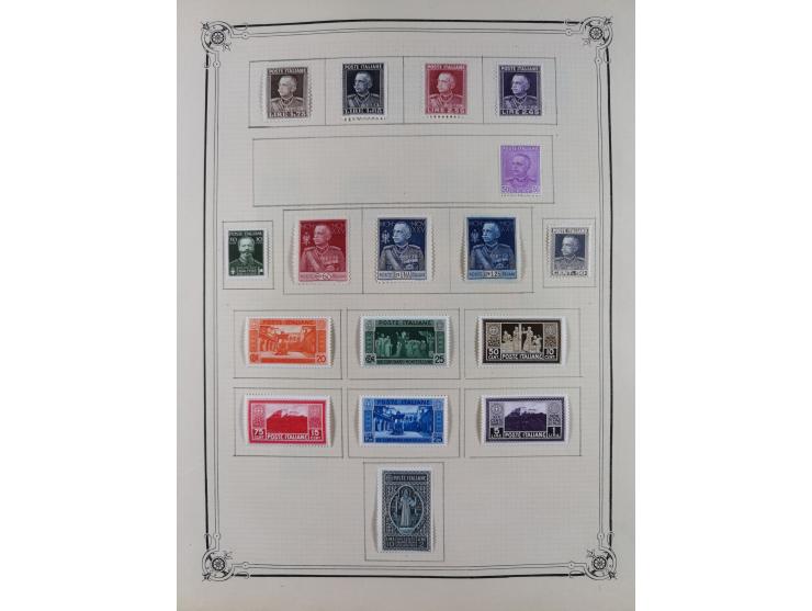 1840/1938 (ca.), mostly unused and used collection with focus on Europe with strength in the classic and semi-classic issues,