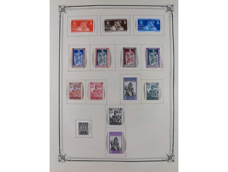 1840/1938 (ca.), mostly unused and used collection with focus on Europe with strength in the classic and semi-classic issues,