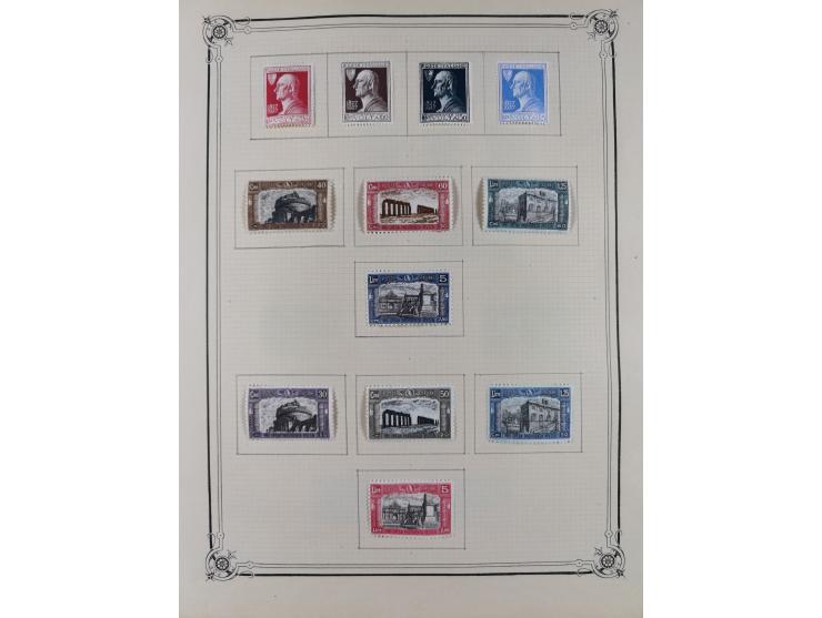 1840/1938 (ca.), mostly unused and used collection with focus on Europe with strength in the classic and semi-classic issues,