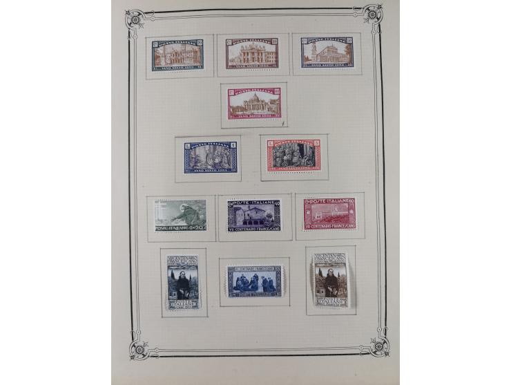 1840/1938 (ca.), mostly unused and used collection with focus on Europe with strength in the classic and semi-classic issues,