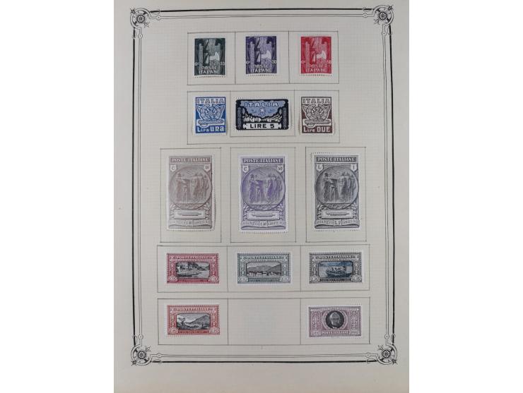 1840/1938 (ca.), mostly unused and used collection with focus on Europe with strength in the classic and semi-classic issues,