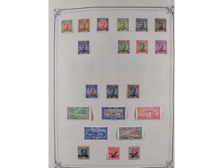 1840/1938 (ca.), mostly unused and used collection with focus on Europe with strength in the classic and semi-classic issues,