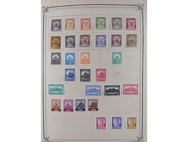 1840/1938 (ca.), mostly unused and used collection with focus on Europe with strength in the classic and semi-classic issues,