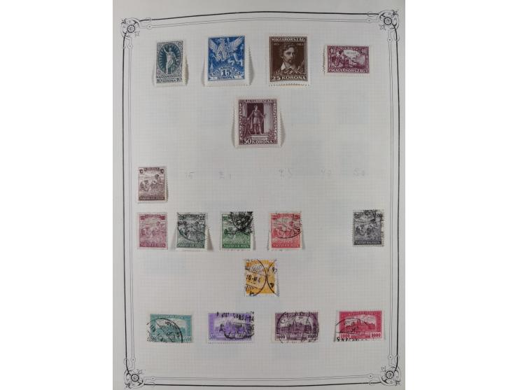 1840/1938 (ca.), mostly unused and used collection with focus on Europe with strength in the classic and semi-classic issues,