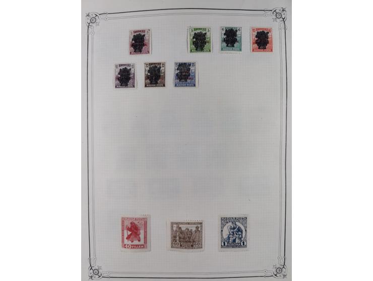 1840/1938 (ca.), mostly unused and used collection with focus on Europe with strength in the classic and semi-classic issues,