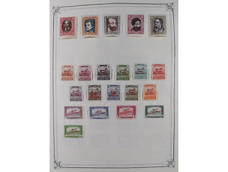 1840/1938 (ca.), mostly unused and used collection with focus on Europe with strength in the classic and semi-classic issues,