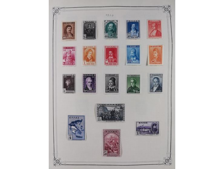 1840/1938 (ca.), mostly unused and used collection with focus on Europe with strength in the classic and semi-classic issues,