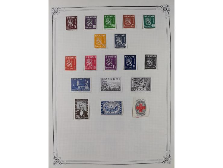 1840/1938 (ca.), mostly unused and used collection with focus on Europe with strength in the classic and semi-classic issues,