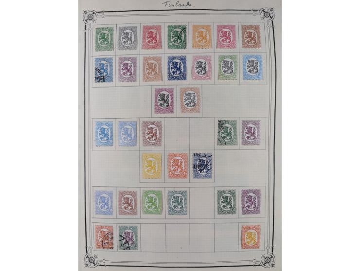 1840/1938 (ca.), mostly unused and used collection with focus on Europe with strength in the classic and semi-classic issues,