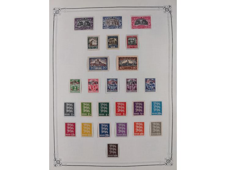 1840/1938 (ca.), mostly unused and used collection with focus on Europe with strength in the classic and semi-classic issues,