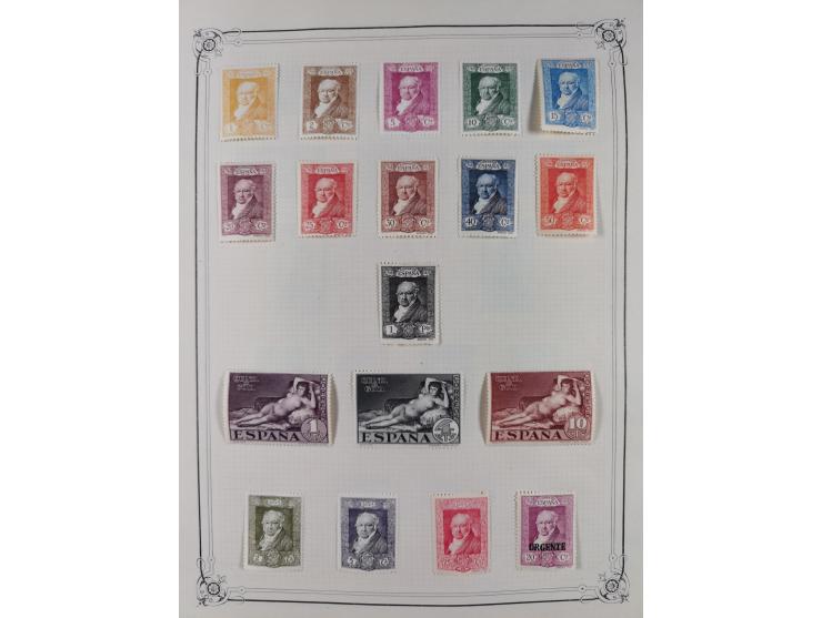 1840/1938 (ca.), mostly unused and used collection with focus on Europe with strength in the classic and semi-classic issues,