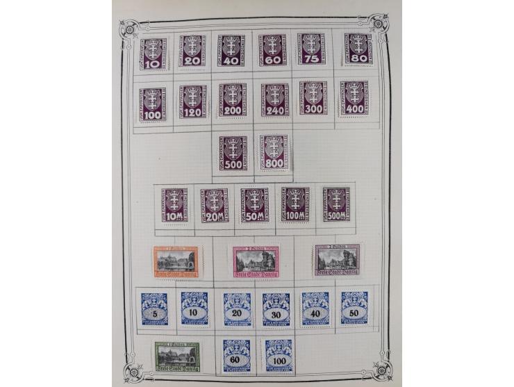 1840/1938 (ca.), mostly unused and used collection with focus on Europe with strength in the classic and semi-classic issues,