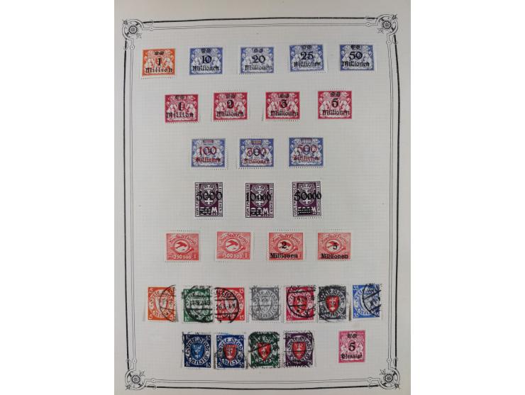 1840/1938 (ca.), mostly unused and used collection with focus on Europe with strength in the classic and semi-classic issues,