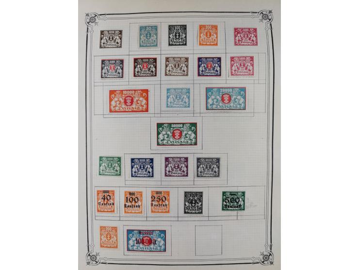 1840/1938 (ca.), mostly unused and used collection with focus on Europe with strength in the classic and semi-classic issues,