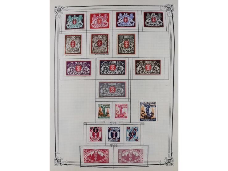 1840/1938 (ca.), mostly unused and used collection with focus on Europe with strength in the classic and semi-classic issues,