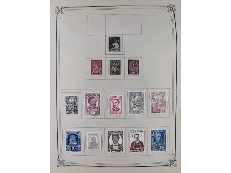 1840/1938 (ca.), mostly unused and used collection with focus on Europe with strength in the classic and semi-classic issues,