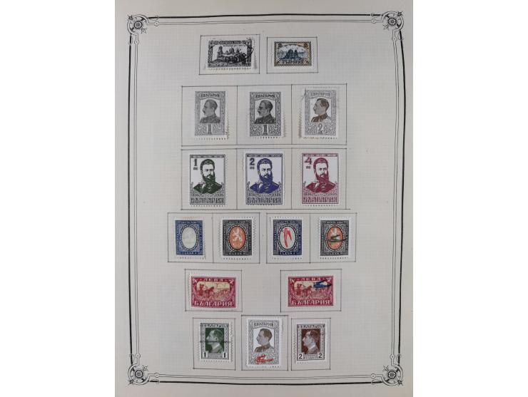 1840/1938 (ca.), mostly unused and used collection with focus on Europe with strength in the classic and semi-classic issues,