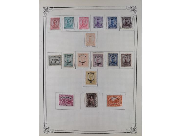 1840/1938 (ca.), mostly unused and used collection with focus on Europe with strength in the classic and semi-classic issues,