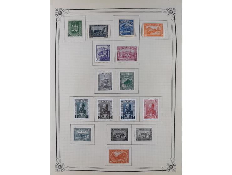 1840/1938 (ca.), mostly unused and used collection with focus on Europe with strength in the classic and semi-classic issues,