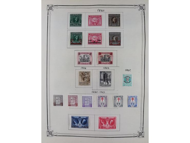 1840/1938 (ca.), mostly unused and used collection with focus on Europe with strength in the classic and semi-classic issues,