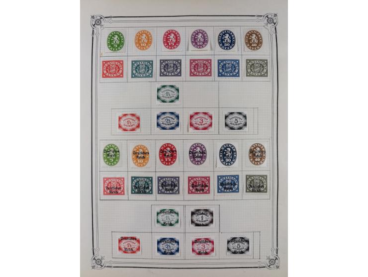 1840/1938 (ca.), mostly unused and used collection with focus on Europe with strength in the classic and semi-classic issues,