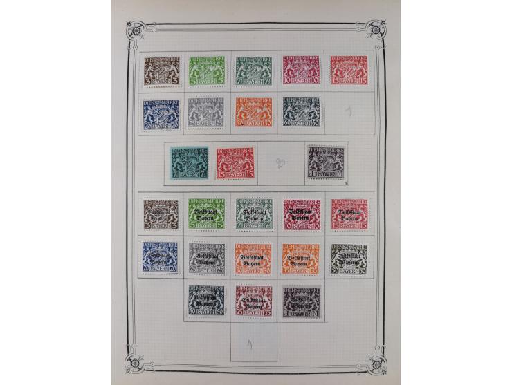 1840/1938 (ca.), mostly unused and used collection with focus on Europe with strength in the classic and semi-classic issues,