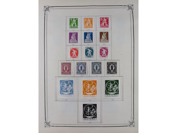 1840/1938 (ca.), mostly unused and used collection with focus on Europe with strength in the classic and semi-classic issues,