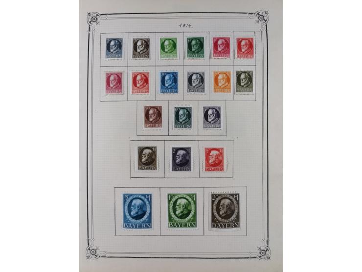 1840/1938 (ca.), mostly unused and used collection with focus on Europe with strength in the classic and semi-classic issues,