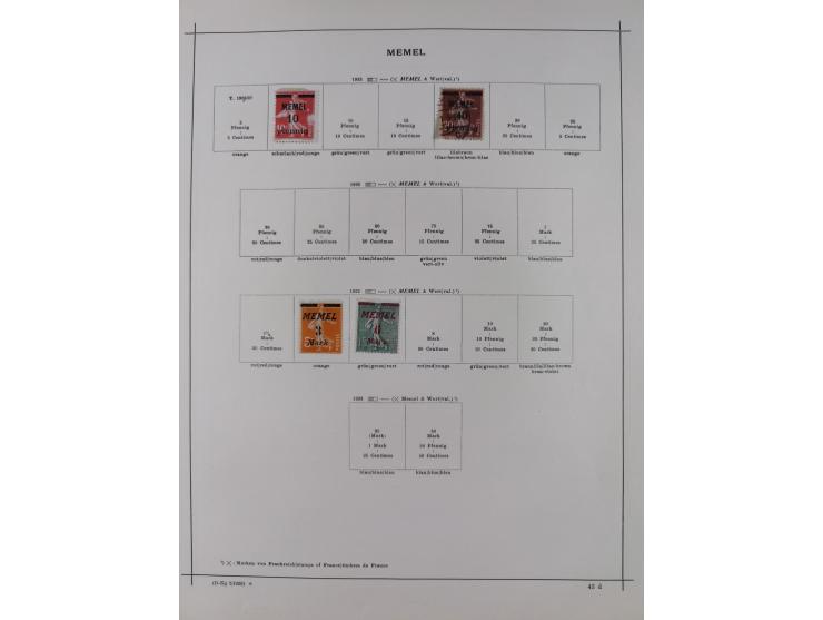 1840/1938 (ca.), mostly unused and used collection with focus on Europe with strength in the classic and semi-classic issues,