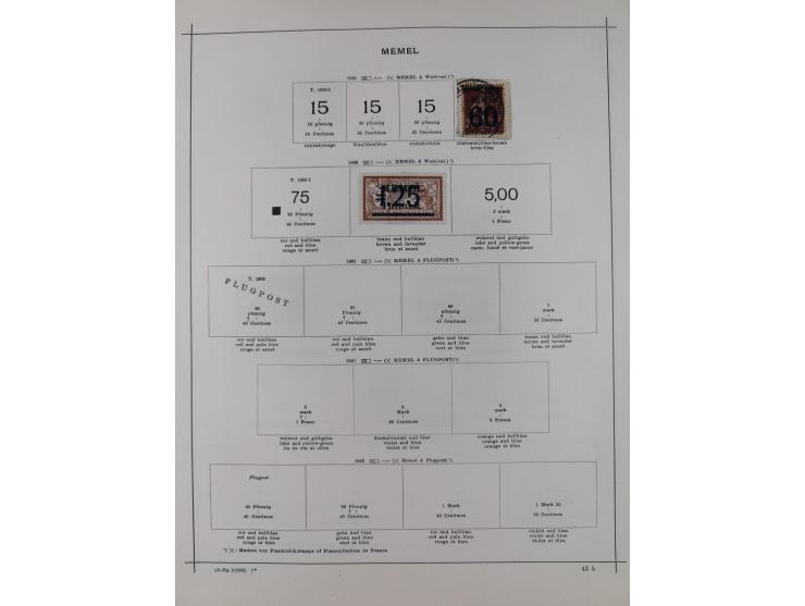 1840/1938 (ca.), mostly unused and used collection with focus on Europe with strength in the classic and semi-classic issues,