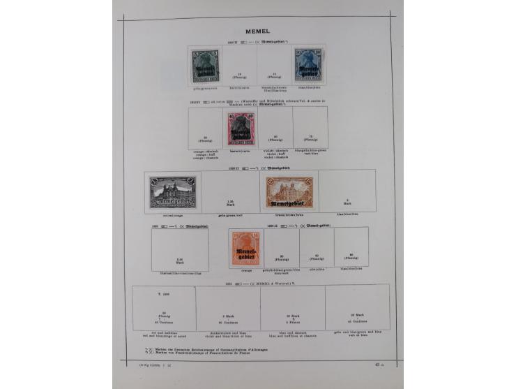 1840/1938 (ca.), mostly unused and used collection with focus on Europe with strength in the classic and semi-classic issues,