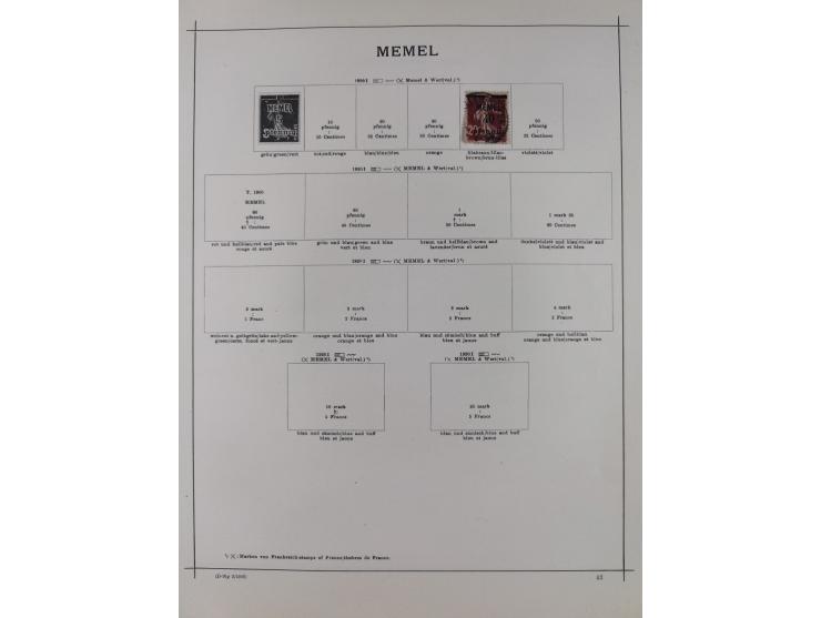 1840/1938 (ca.), mostly unused and used collection with focus on Europe with strength in the classic and semi-classic issues,