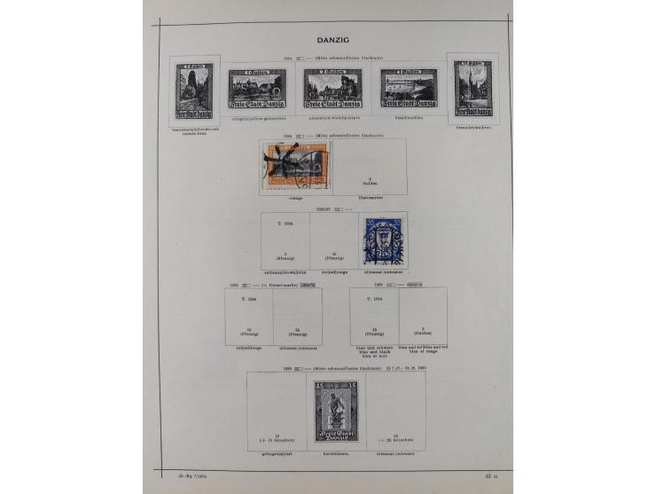 1840/1938 (ca.), mostly unused and used collection with focus on Europe with strength in the classic and semi-classic issues,