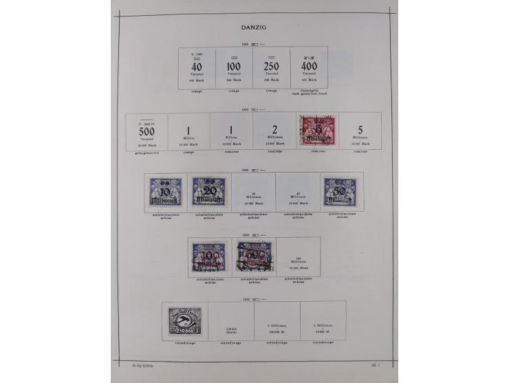 1840/1938 (ca.), mostly unused and used collection with focus on Europe with strength in the classic and semi-classic issues,