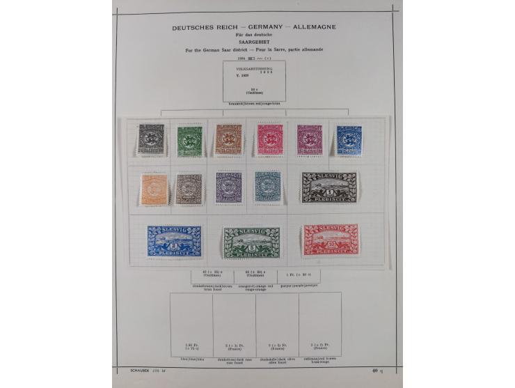 1840/1938 (ca.), mostly unused and used collection with focus on Europe with strength in the classic and semi-classic issues,