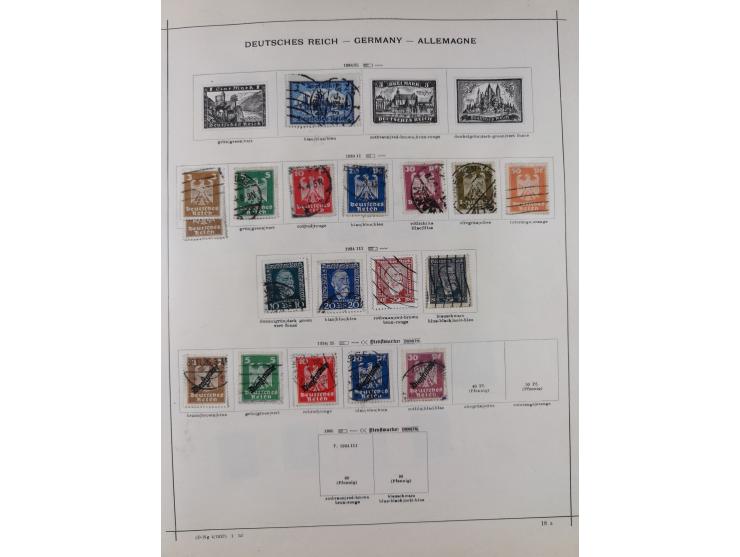 1840/1938 (ca.), mostly unused and used collection with focus on Europe with strength in the classic and semi-classic issues,