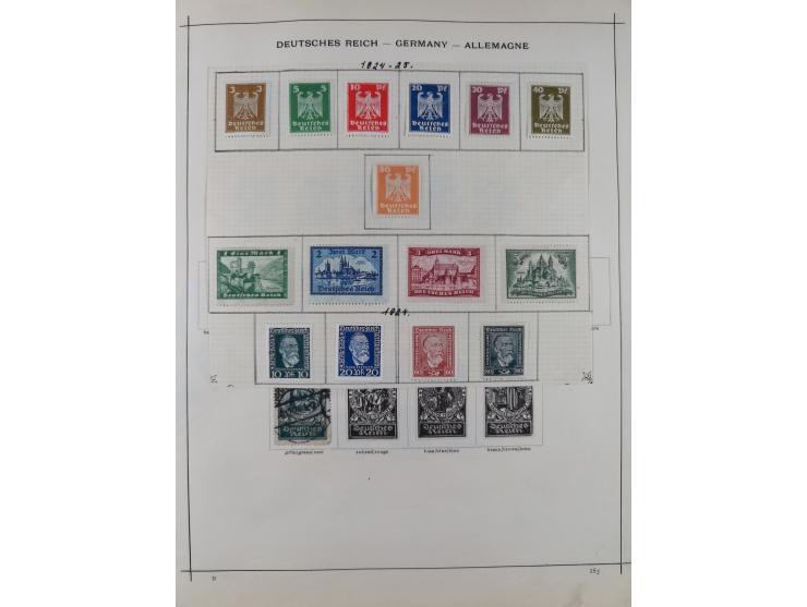 1840/1938 (ca.), mostly unused and used collection with focus on Europe with strength in the classic and semi-classic issues,