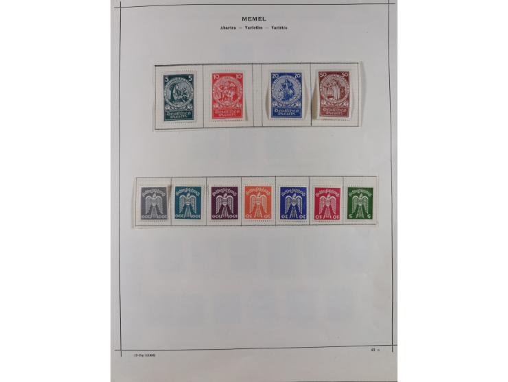 1840/1938 (ca.), mostly unused and used collection with focus on Europe with strength in the classic and semi-classic issues,