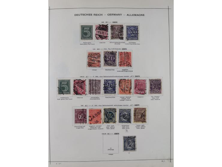 1840/1938 (ca.), mostly unused and used collection with focus on Europe with strength in the classic and semi-classic issues,