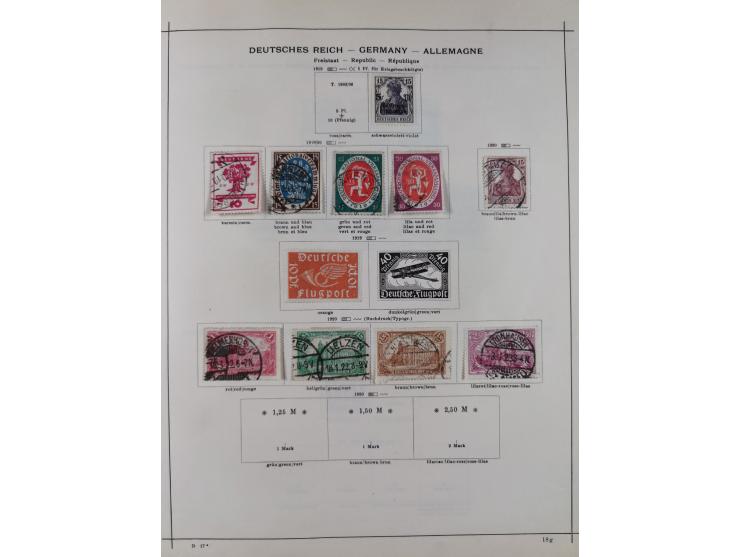 1840/1938 (ca.), mostly unused and used collection with focus on Europe with strength in the classic and semi-classic issues,