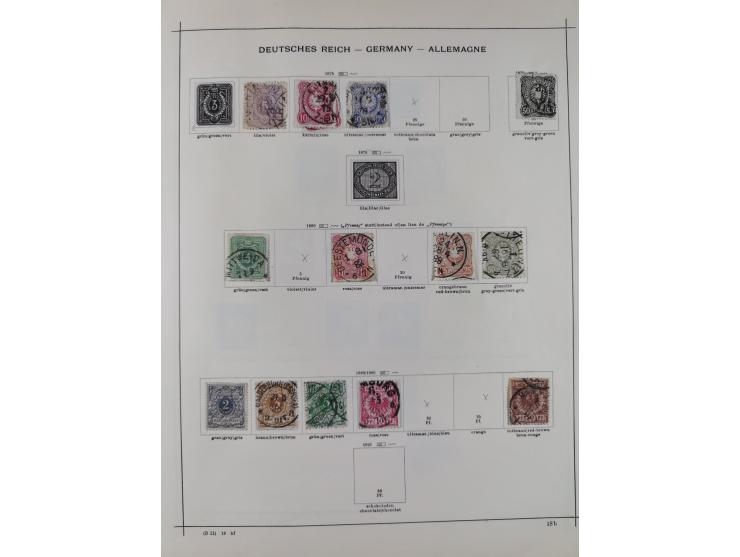 1840/1938 (ca.), mostly unused and used collection with focus on Europe with strength in the classic and semi-classic issues,