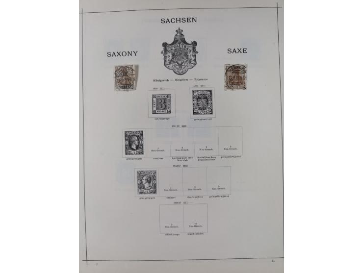 1840/1938 (ca.), mostly unused and used collection with focus on Europe with strength in the classic and semi-classic issues,