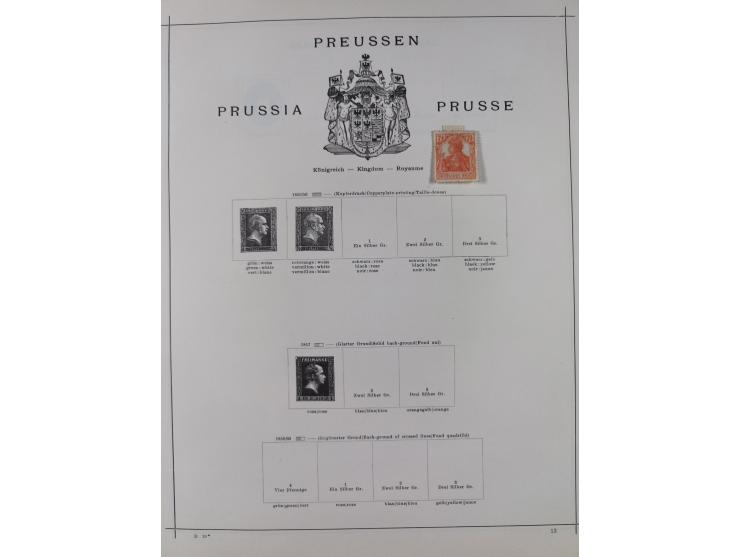 1840/1938 (ca.), mostly unused and used collection with focus on Europe with strength in the classic and semi-classic issues,