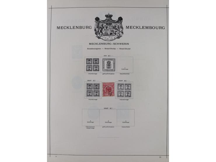 1840/1938 (ca.), mostly unused and used collection with focus on Europe with strength in the classic and semi-classic issues,