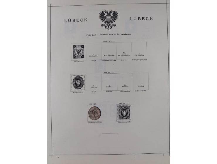 1840/1938 (ca.), mostly unused and used collection with focus on Europe with strength in the classic and semi-classic issues,